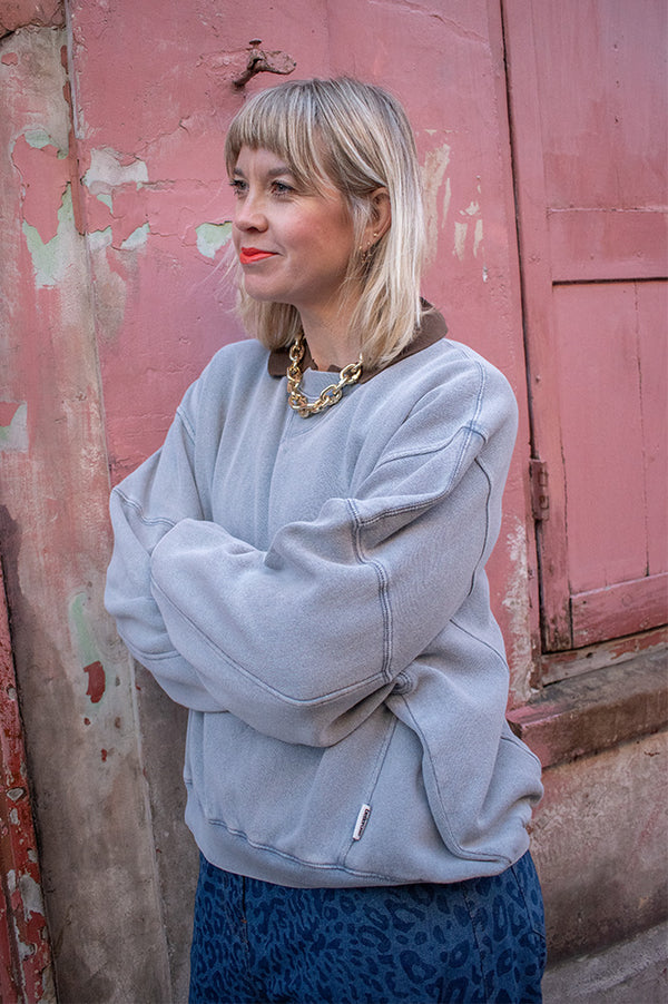 Bellerose Flips Arctic Crewneck Sweatshirt