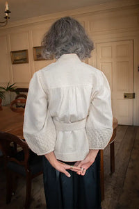 Faune Deia Oyster & Gold Jacket - The Mercantile London