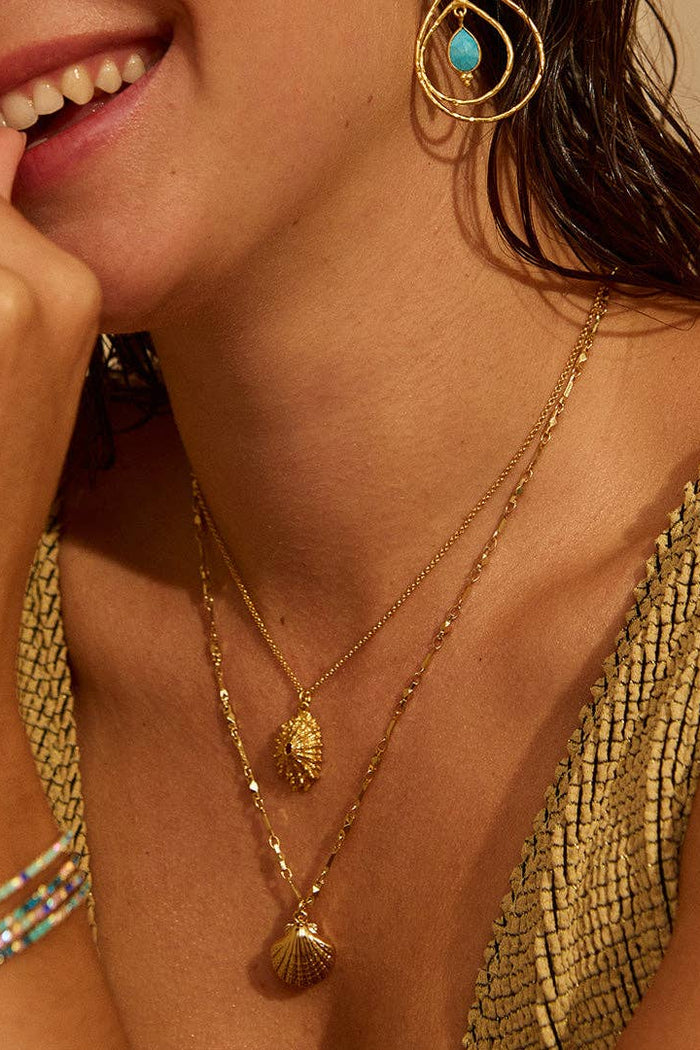 Sea Rose Gold Necklace - The Mercantile London