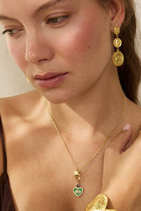 Marbella Gold Coin Earrings Gold - The Mercantile London