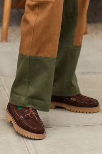 Penelope Chilvers Frederico Bitter Chocolate Boat Shoe - The Mercantile London