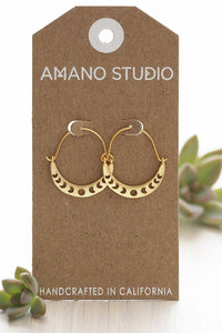 AW25 Amano Phases of the Moon Earrings RESIZE - The Mercantile London
