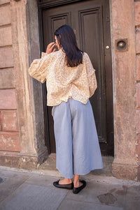 Feeka Maloe Ochre Floral Blouse - The Mercantile London