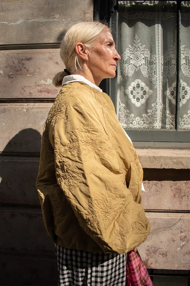 Object Sitas Fennel Seed Embroidered Padded Jacket