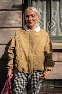 Object Sitas Fennel Seed Embroidered Padded Jacket