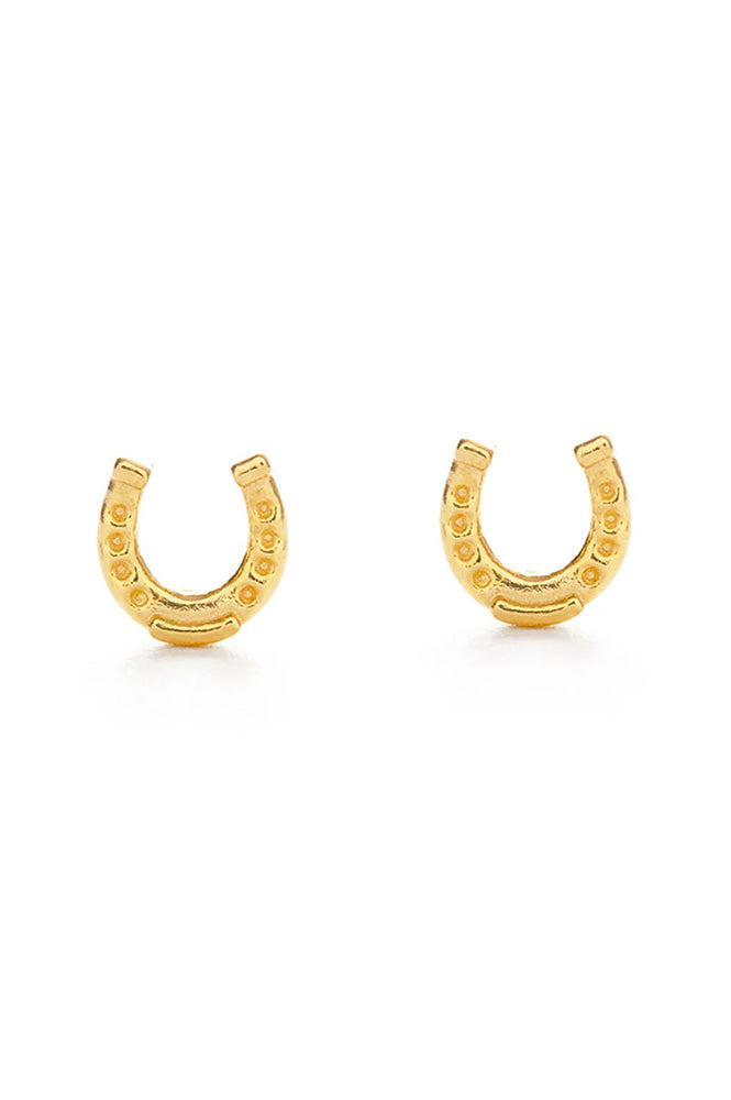 Amano Tiny Horseshoe Stud Earrings - The Mercantile London