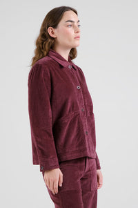 Dedicated Stiby Fig Red Corduroy Jacket - The Mercantile London