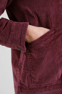 Dedicated Stiby Fig Red Corduroy Jacket - The Mercantile London