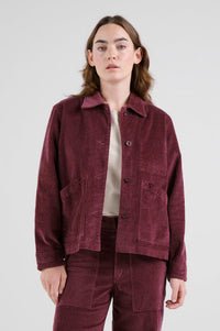 Dedicated Stiby Fig Red Corduroy Jacket - The Mercantile London