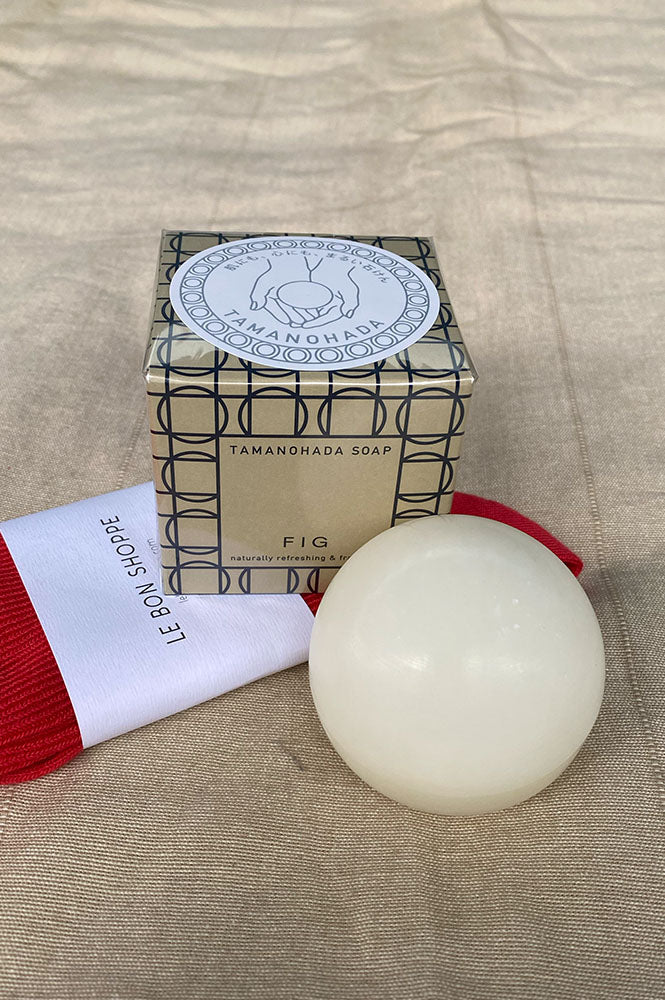 Tamanohada Fig Round Soap - The Mercantile London