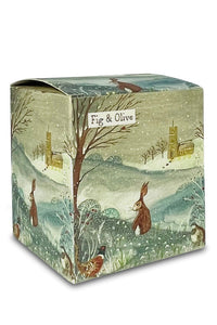 Fig & Olive Illustrated Box Candle - The Mercantile London