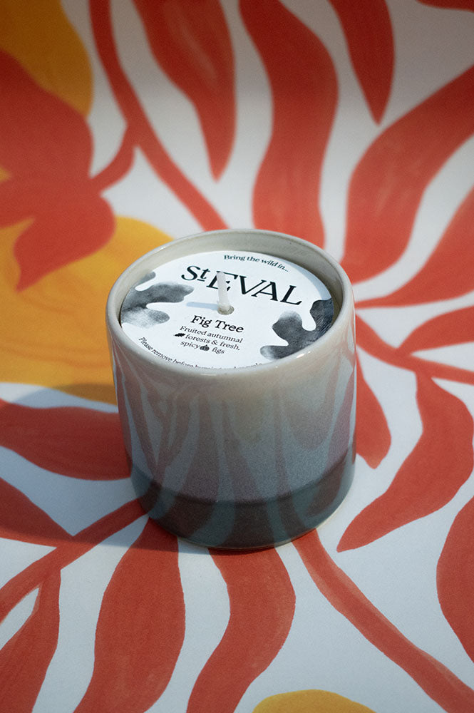 St. Eval Fig Tree Ceramic Candle - The Mercantile London