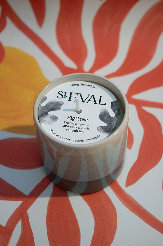St. Eval Fig Tree Ceramic Candle - The Mercantile London