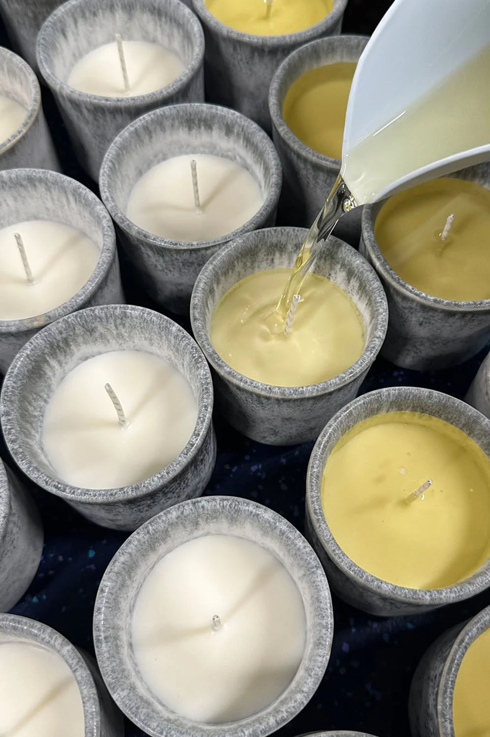 Pru Mediterranean Fig & Olive Coffee Cup Candle - The Mercantile London