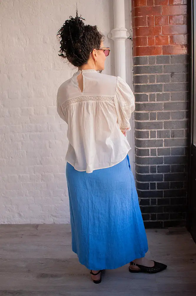 M.A.B.E Fleur Embroidered Blouse - The Mercantile London