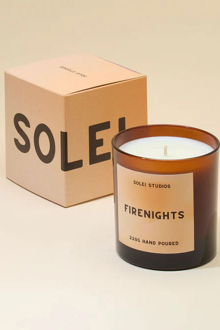 Solei Studios Firenights Candle - The Mercantile London