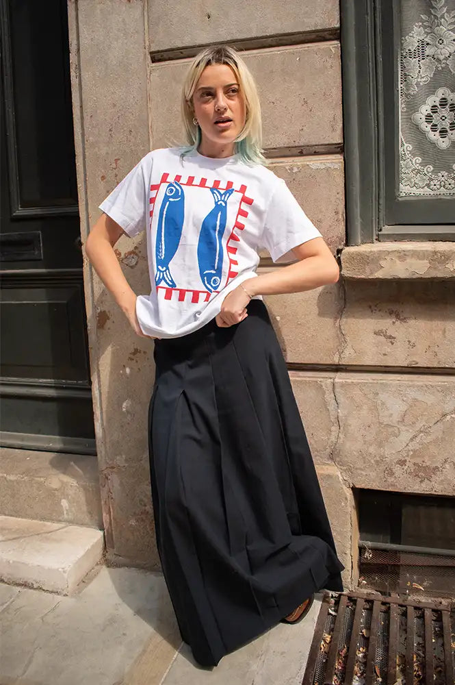 TBCo White Fish T-Shirt