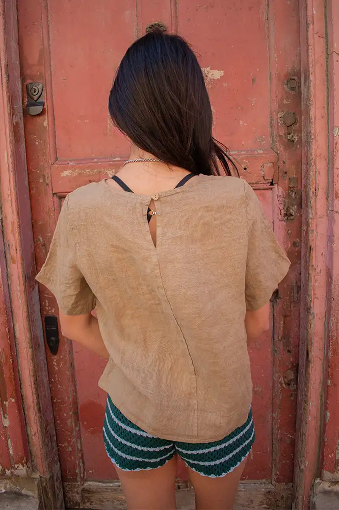 Marta Ceyla Flea Linen Top - The Mercantile London