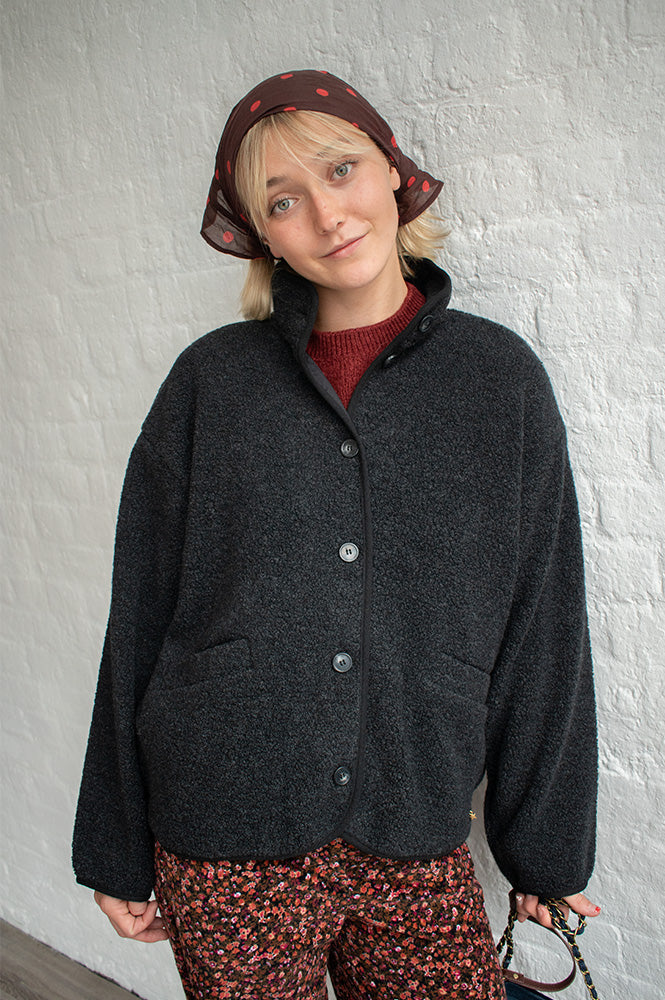 Des Petits Hauts Zlavina Anthracite Jacket - The Mercantile London