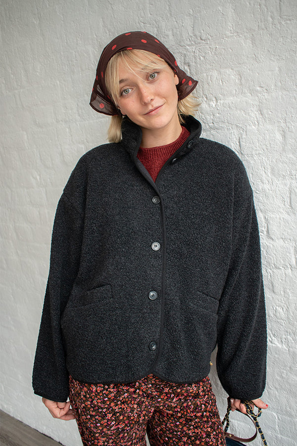 Des Petits Hauts Zlavina Anthracite Jacket - The Mercantile London