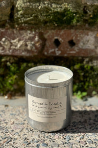 Mercantile London Fleur De Lis Street Rose And Patchouli Tin Candle - The Mercantile London