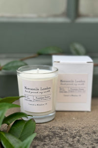 Mercantile London Fournier Street Bergamot And Tobacco Leaf Votive Candle - The Mercantile London