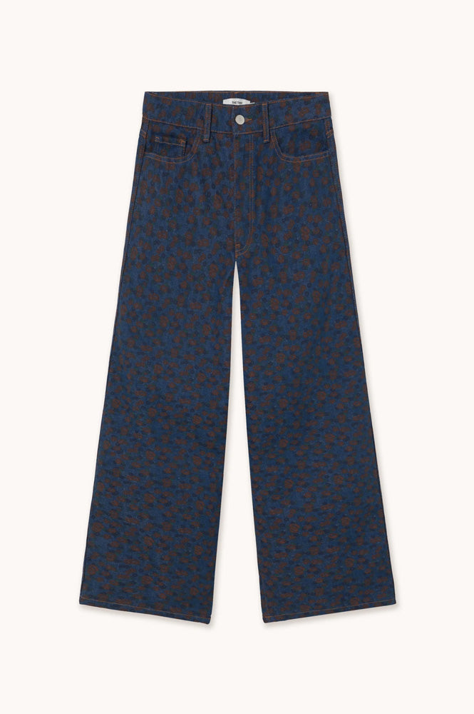 The Tiny Big Sister Berta Floral Indigo Jeans - The Mercantile London