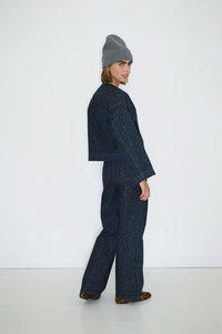 The Tiny Big Sister Berta Floral Indigo Jeans - The Mercantile London