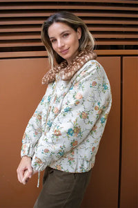 Numph Deeris Whitecap Floral Bomber Jacket