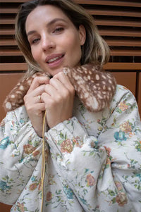 Numph Deeris Whitecap Floral Bomber Jacket