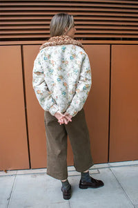 Numph Deeris Whitecap Floral Bomber Jacket