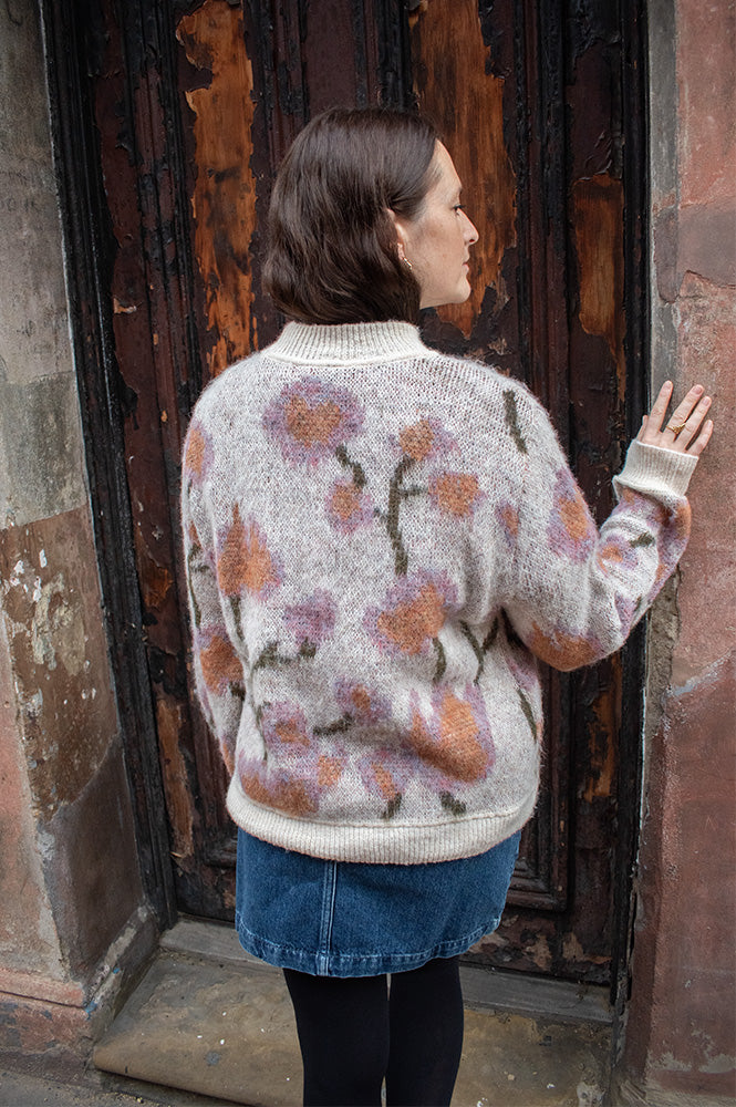 Object Lucie White Sand Knitted Pullover - The Mercantile London