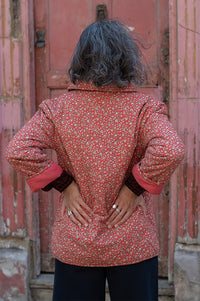 Hod Liam Floral Brick Quilted Jacket - The Mercantile London