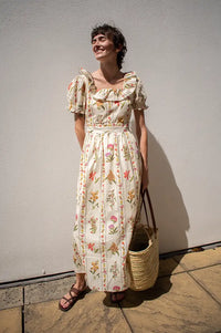 Daphne Mathilde Floral Maxi Dress