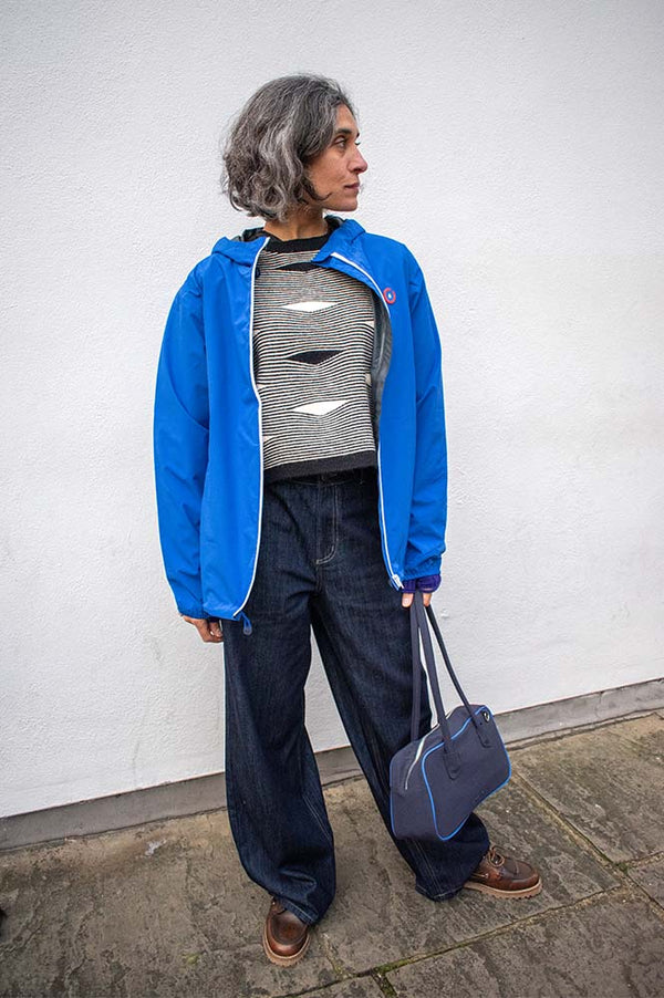 Flotte Passy Royal Blue Rain Jacket - The Mercantile London