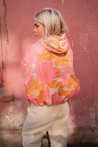 Flotte Darius Sunset Bloom Waterproof Bomber Jacket - The Mercantile London