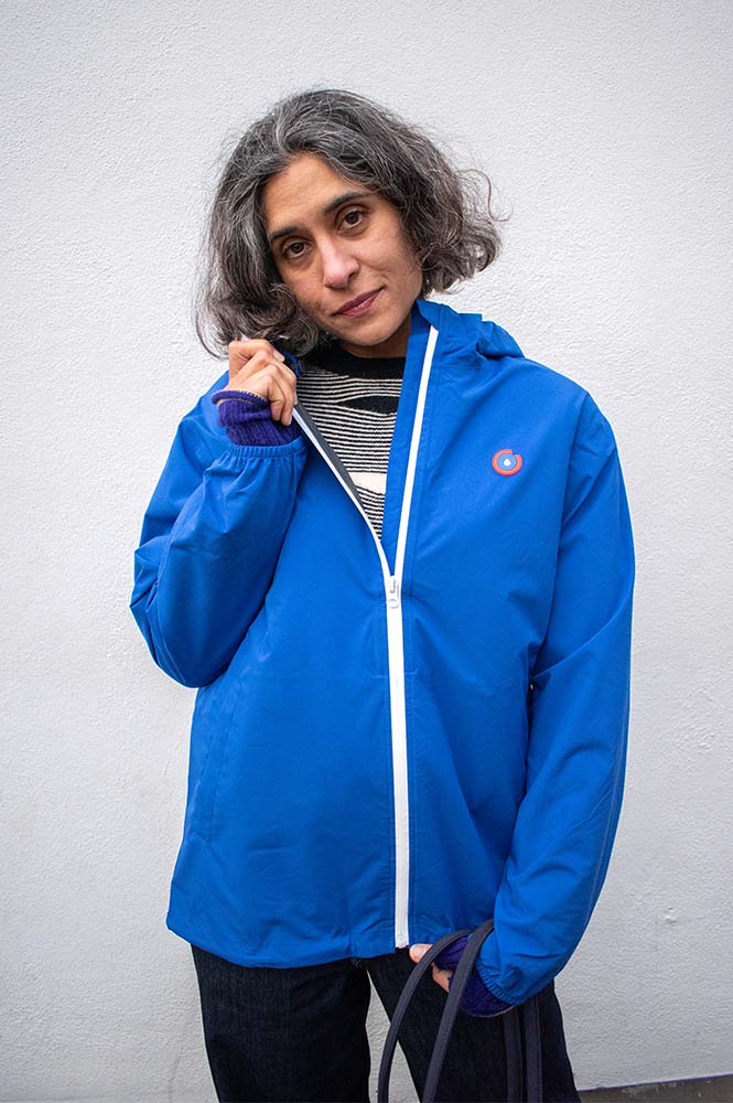 Flotte Passy Royal Blue Rain Jacket - The Mercantile London