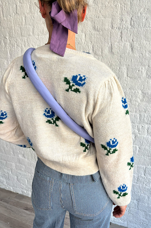 Emile Et Ida Calizia Floral Ecru Cardigan - The Mercantile London