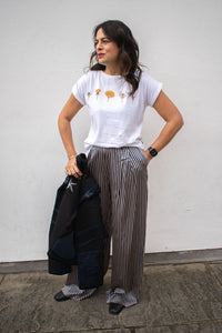 Dedicated Visby Dandelion Cycles White T-Shirt - The Mercantile London