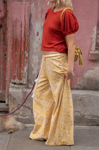 Welcome Bob Phucket Lemon Flower Power Trousers