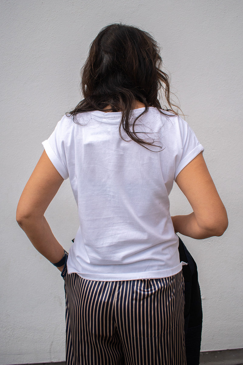 Dedicated Visby Dandelion Cycles White T-Shirt - The Mercantile London