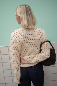 Numph Laya Birch Knitted Cardigan - The Mercantile London