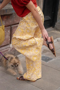 Welcome Bob Phucket Lemon Flower Power Trousers