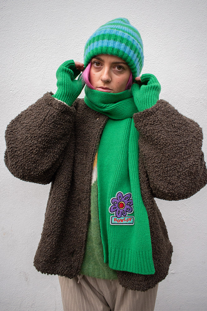 Howlin' Green Delight Flower Scarf - The Mercantile London