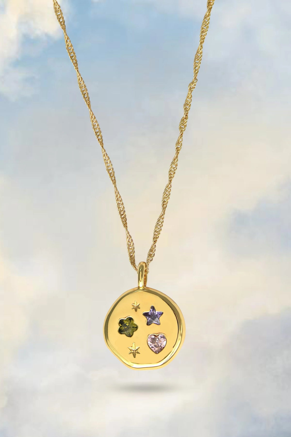 JJ Dreams Disc Necklace - The Mercantile London