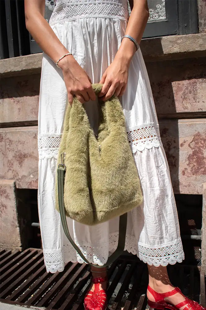 Bellerose Helga Tilleul Green Bag