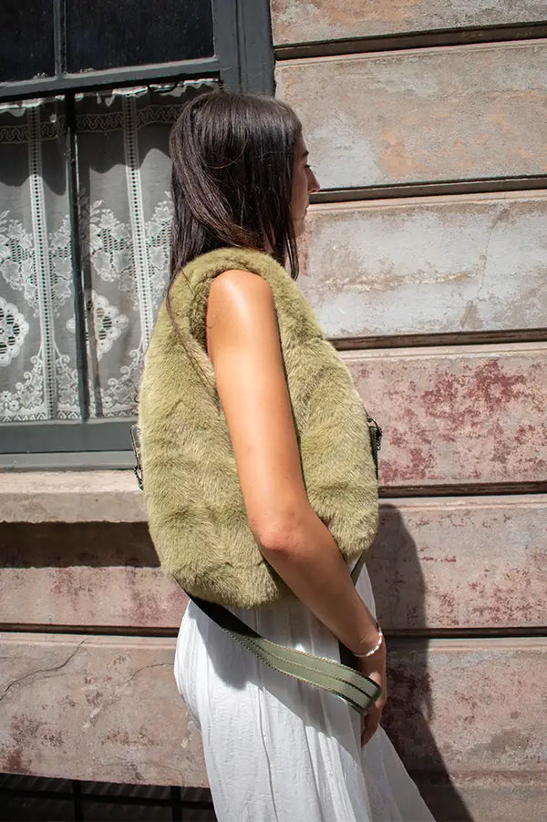 Bellerose Helga Tilleul Green Bag