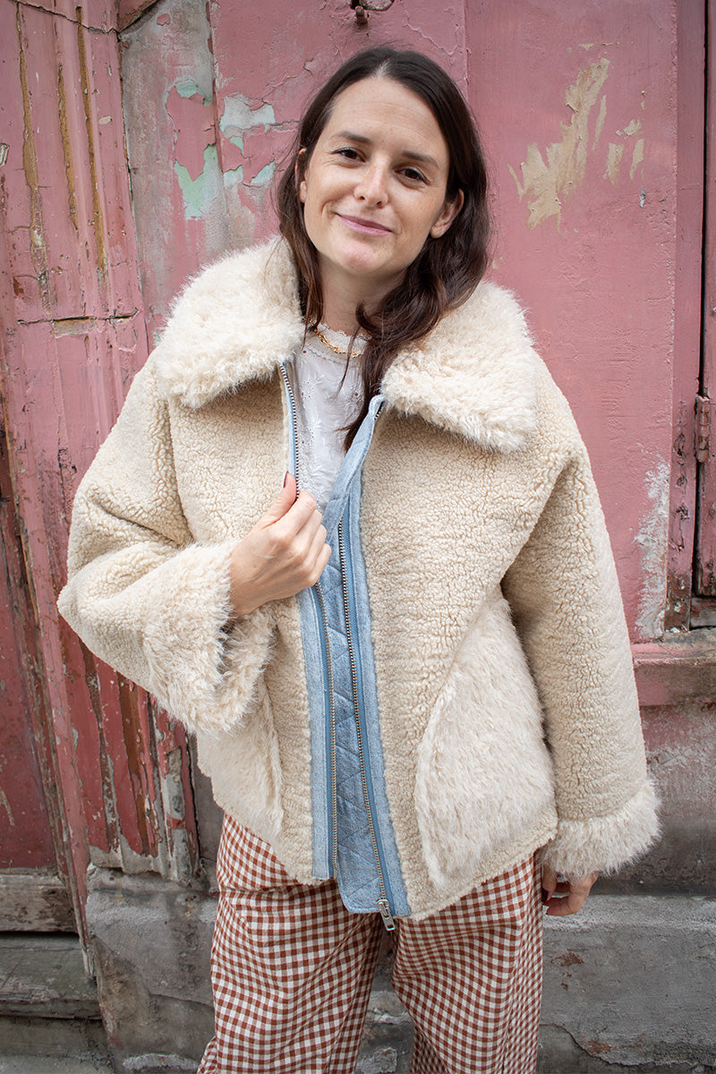Bellerose Jakarta Mineral Shearling Jacket - The Mercantile London