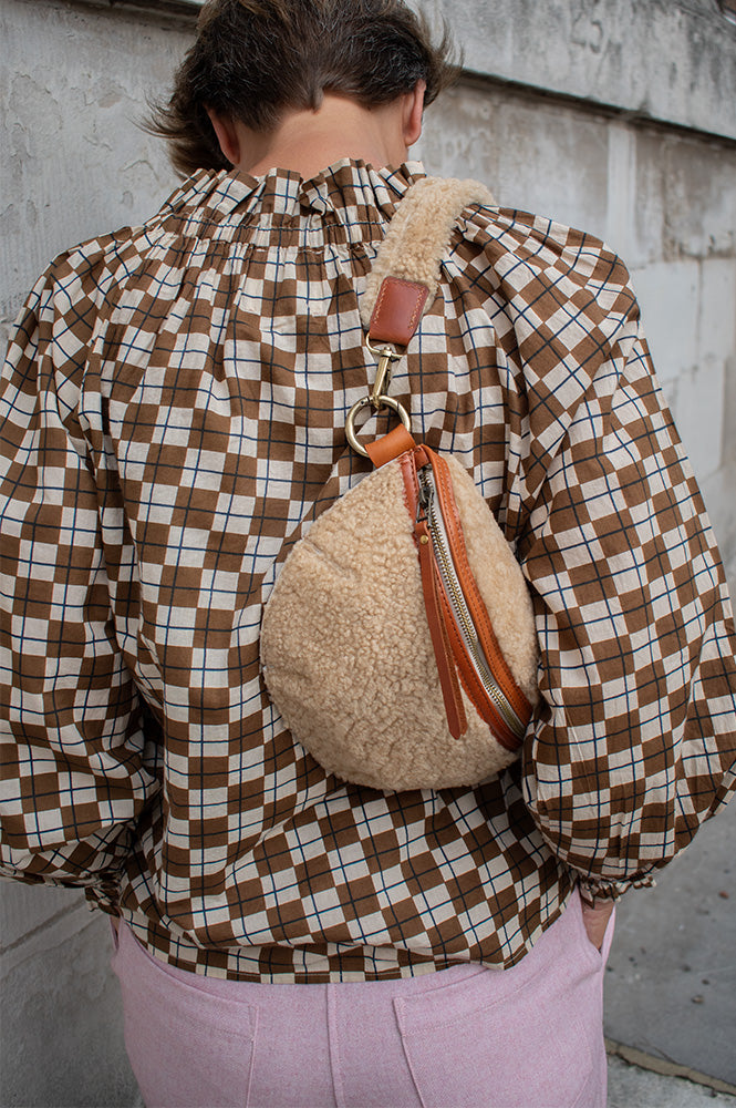 Bellerose Rosie Teddy Savanna Sling Bag - The Mercantile London