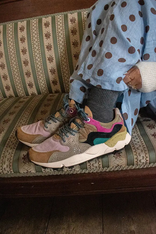 Flower Mountain Yamano 3 Light Brown, Rose, Taupe Trainers